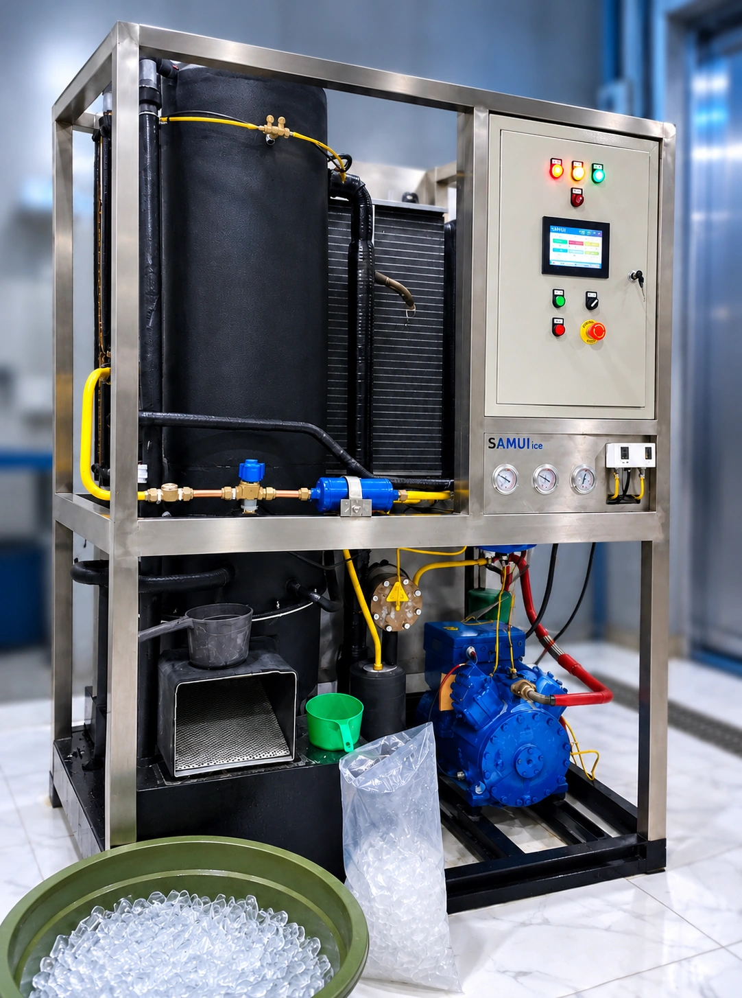 Mesin pembuat es kristal untuk usaha produksi es